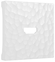 Лицевая панель Werkel Hammer для 1-м. розетки HDMI белый